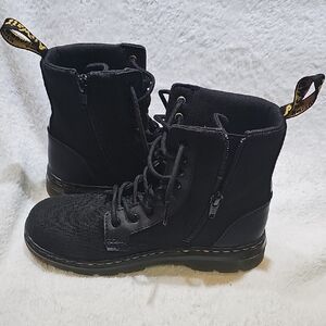 Dr. Martens Black Kids Lace-Up Boots